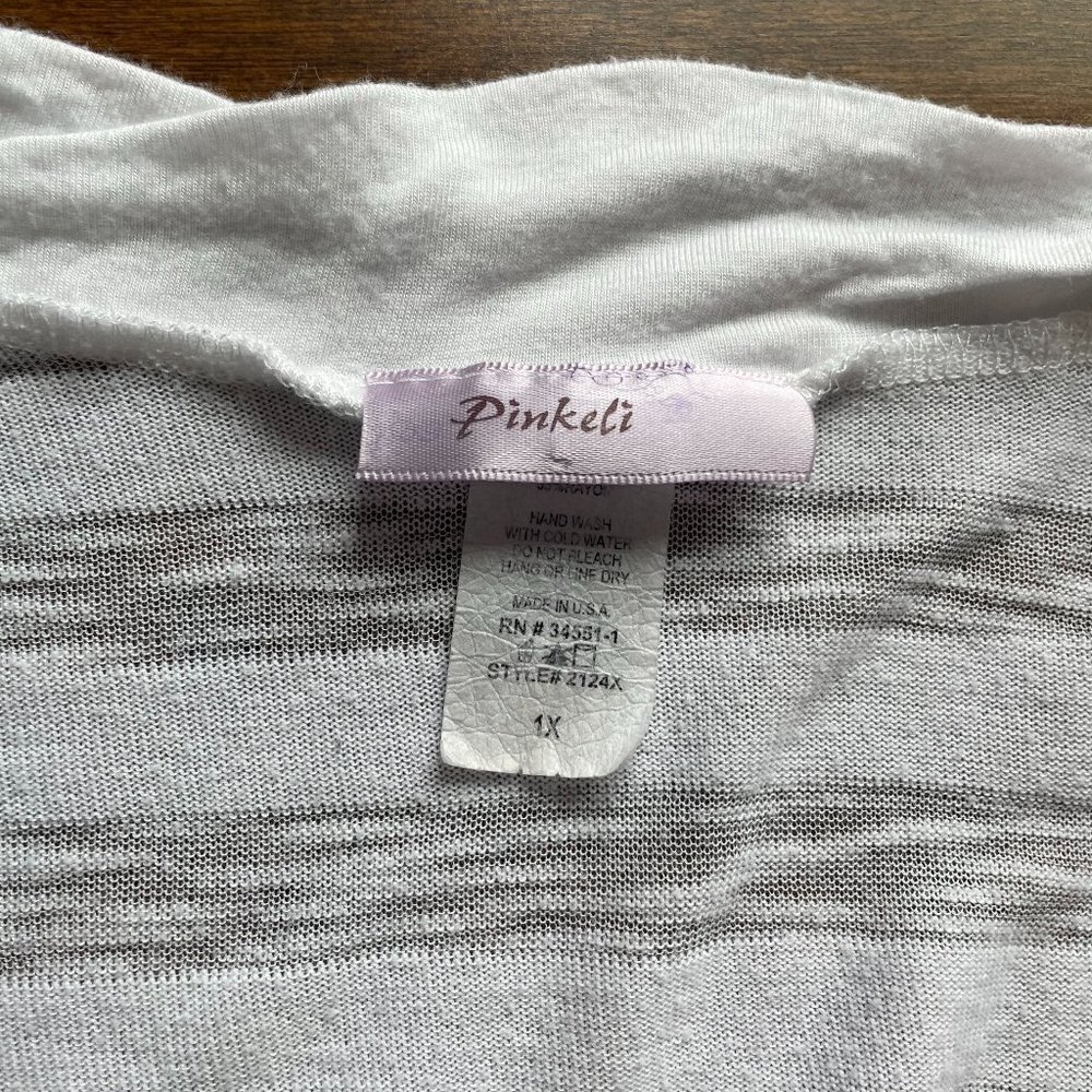 Pinkeli White Striped Cardigan - Picture 6 of 6
